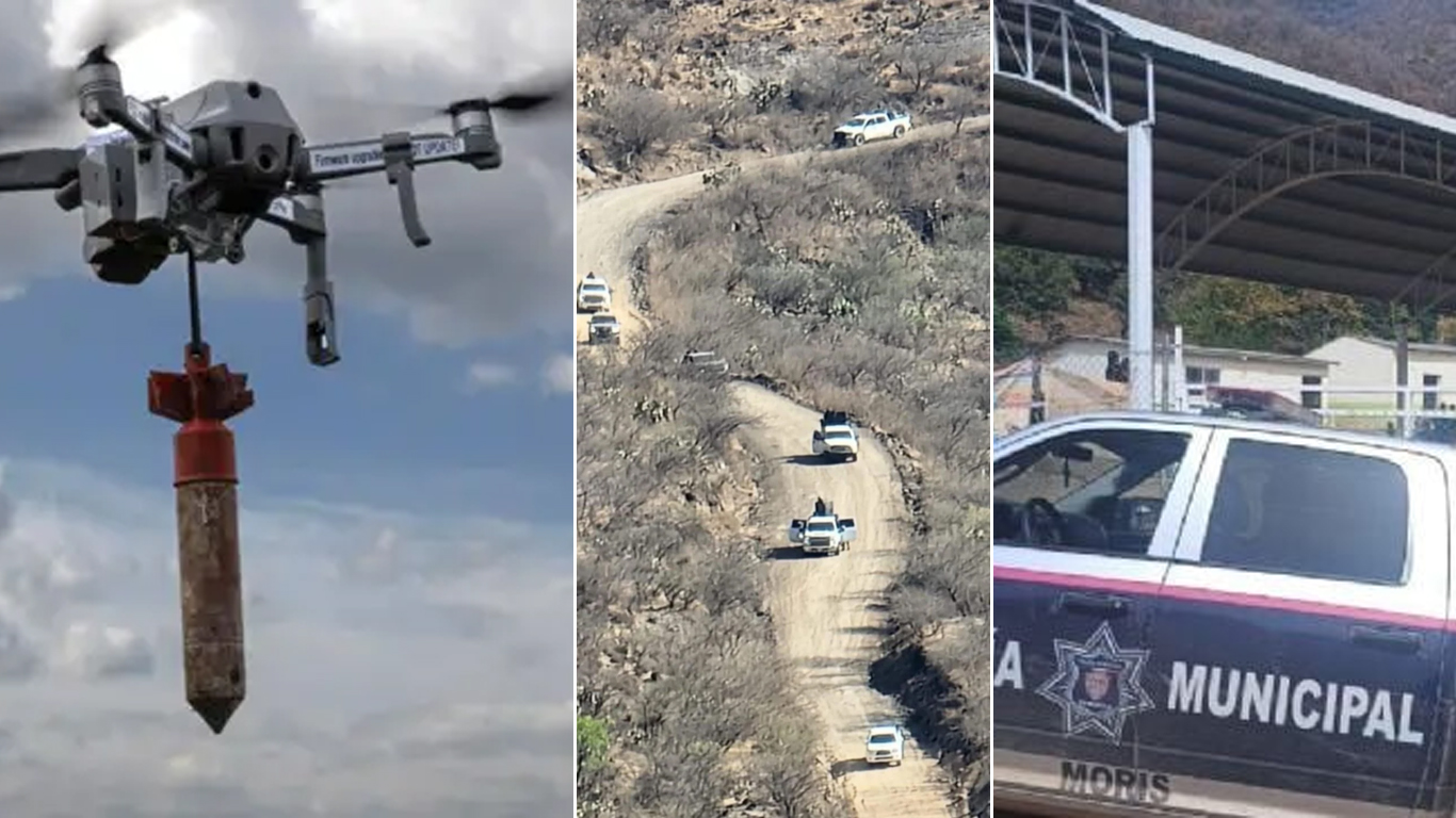 Narcos bombardean con drones a tarahumaras buscando oro; causan éxodo masivo