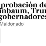 La aprobación de Sheinbaum, Trump y los gobernadores