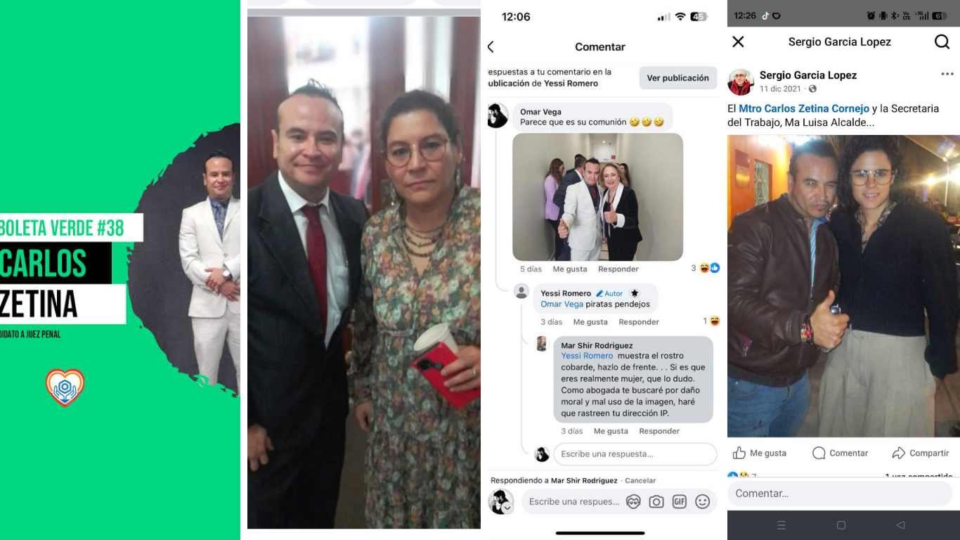 Juez “del Bienestar” bajo fuego en redes: amenazas, charoleos, polémica con su novia y fotos con figuras de la 4T