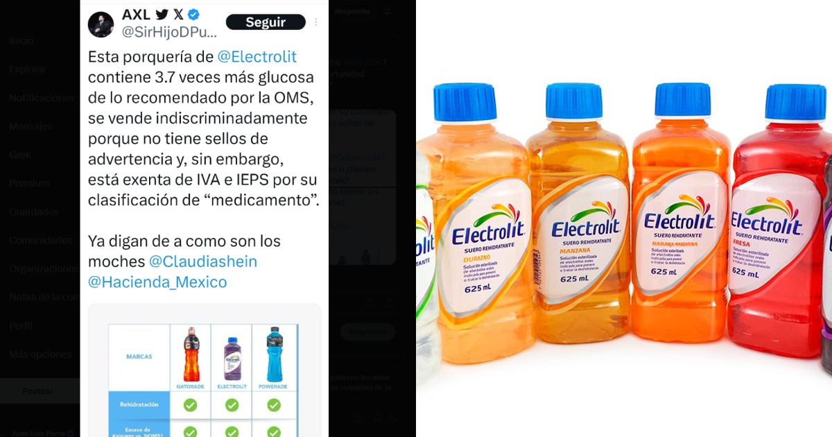 Electrolit en la mira: ataque en redes coincide con acusaciones de Sheinbaum y nuevo impuesto