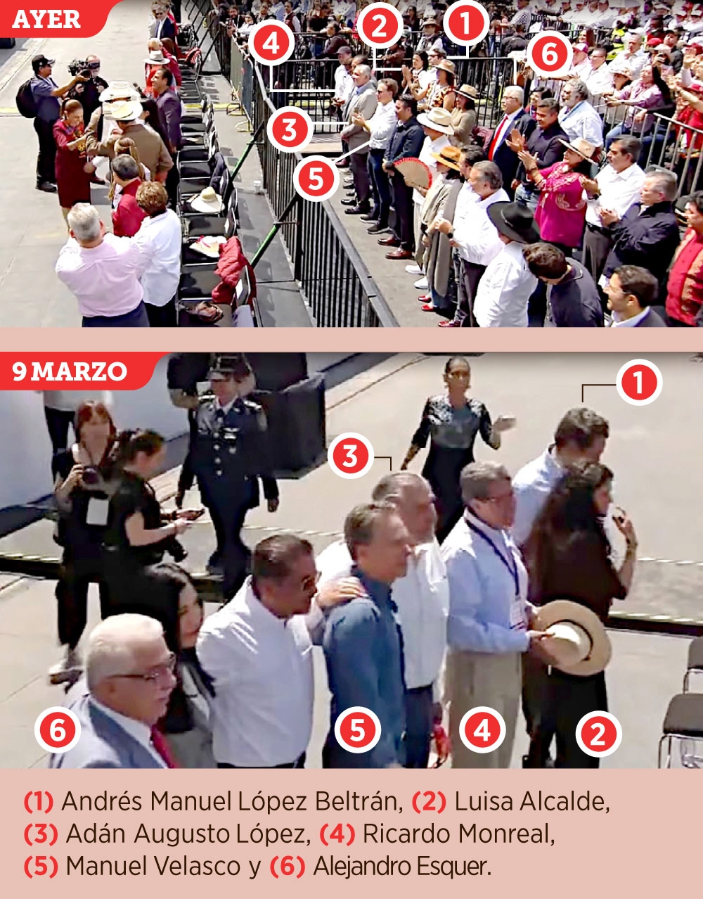 Morena tras las vallas: cercan a dirigentes en evento de Sheinbaum