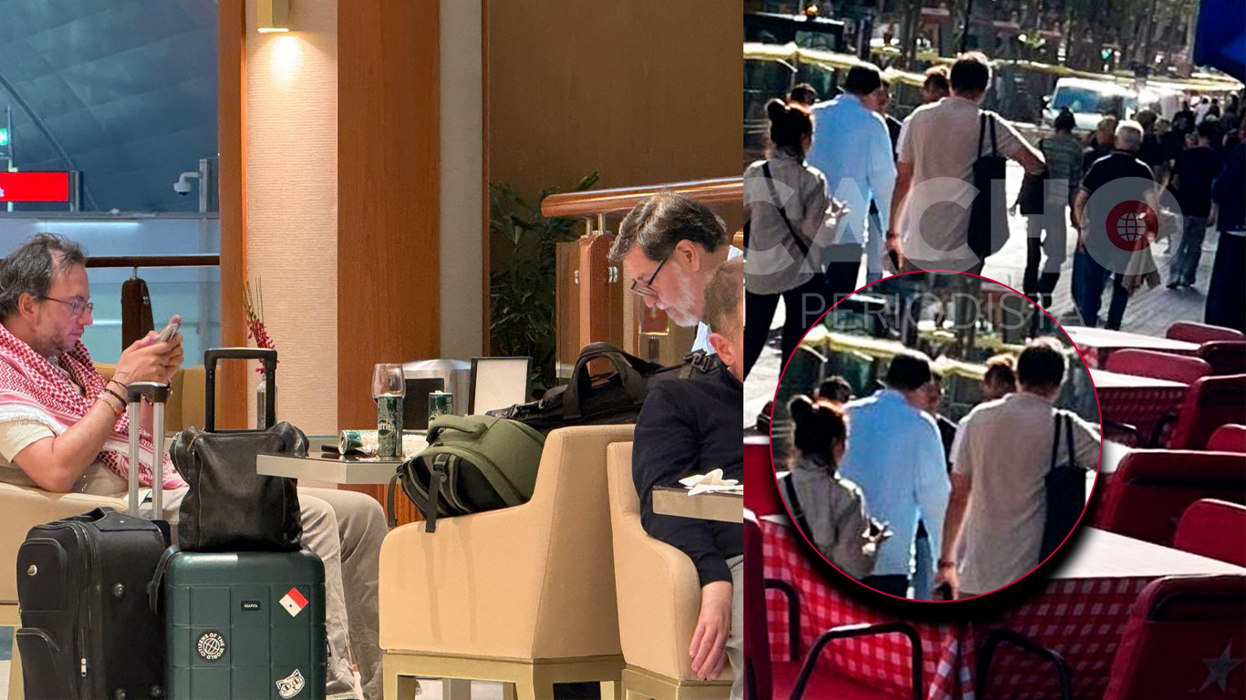 Critican en redes a Fernández Noroña por viaje a Medio Oriente con escalas de lujo en Dubái y hoy en Barcelona