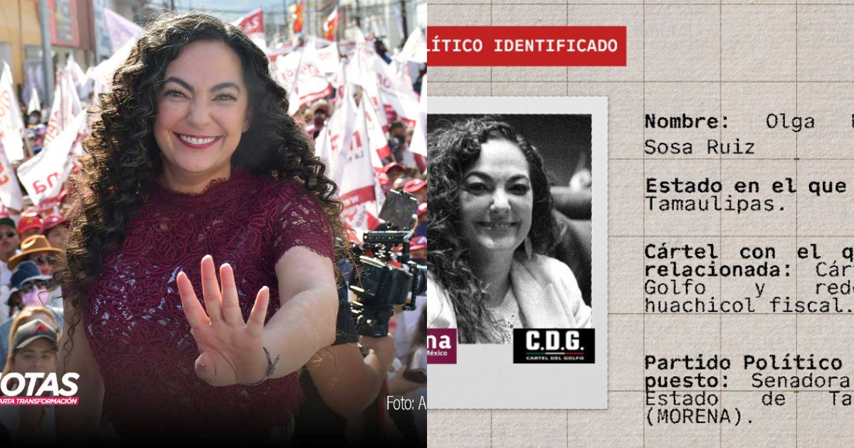 Senadora Olga Sosa, acusada de financiar campañas con dinero del huachicol