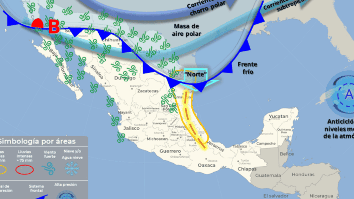 Frente frío 14 traerá heladas, aguanieve y fuertes vientos al estado