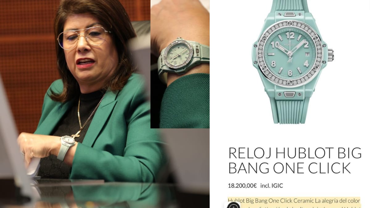 Rolex, Hublot y Louis Vuitton: senadora de Morena presume más de 900 mil pesos en accesorios sin declarar