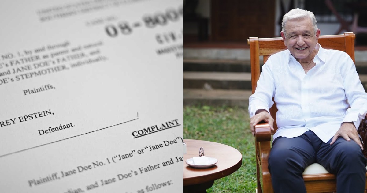 Expediente Epstein salpica a México y menciona a López Obrador