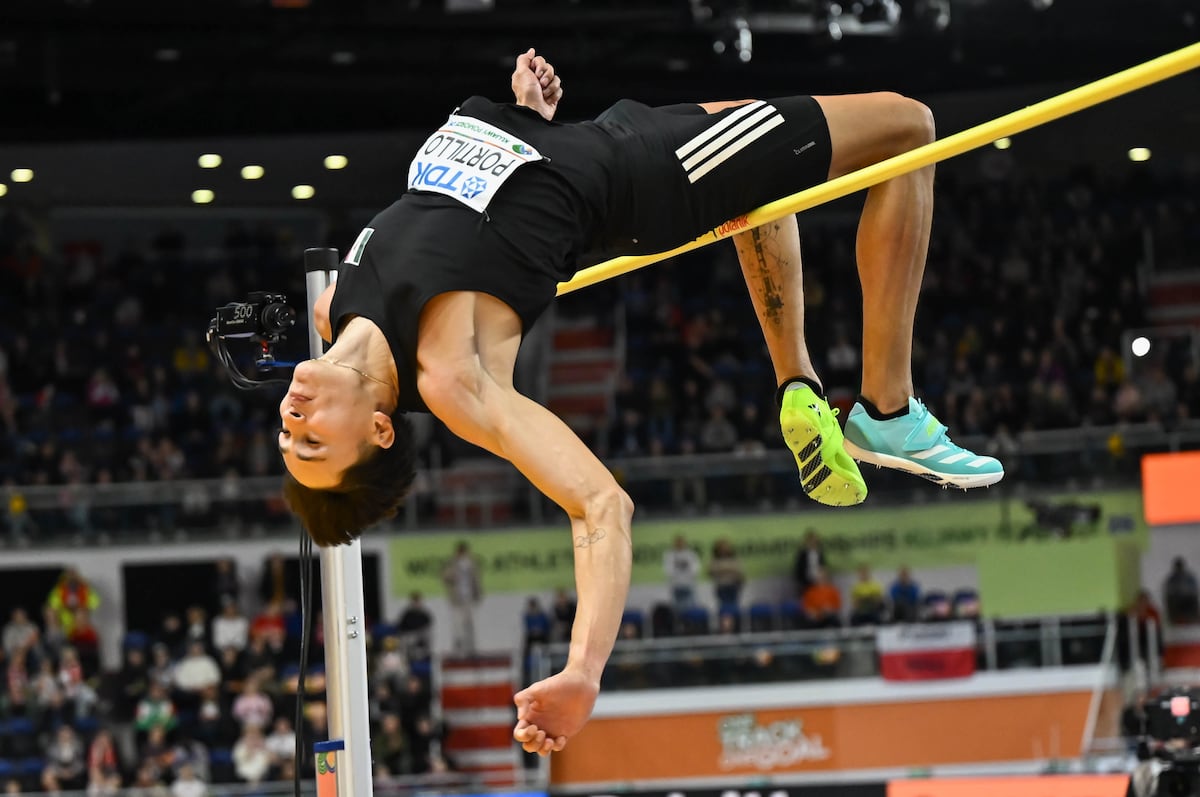 Erick Portillo logra plata mundial y firma récord personal en salto de altura