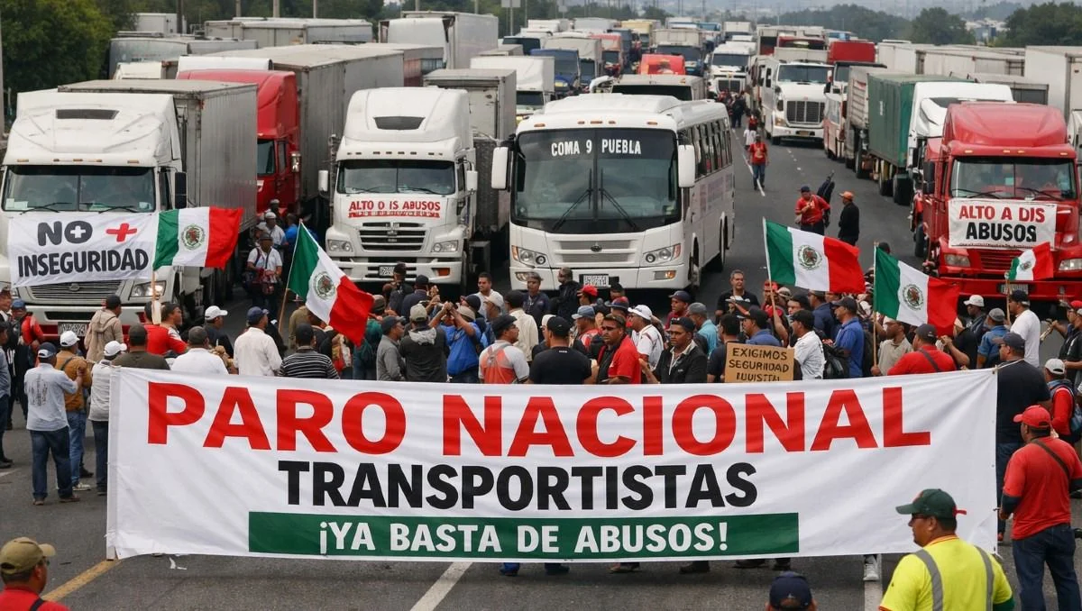 Transportistas alistan paro nacional que amenaza con colapsar vías clave este lunes