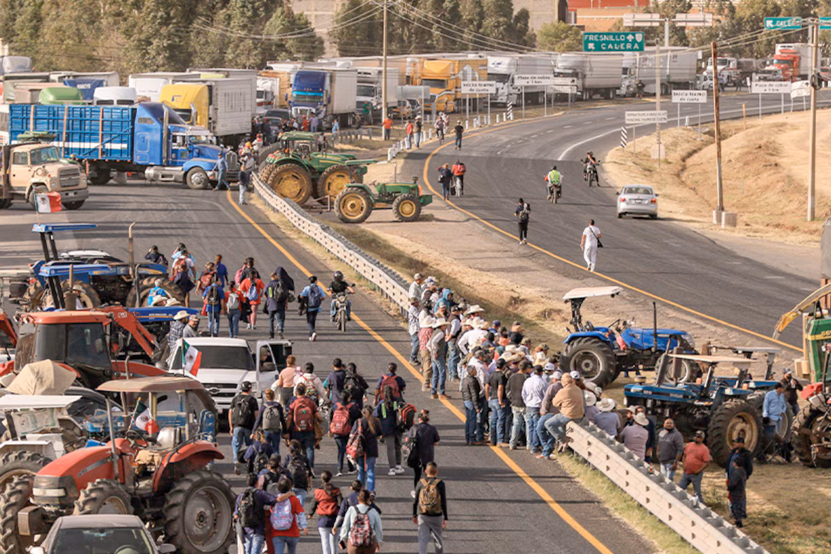Se rompe diálogo con transportistas y campesinos: bloqueos seguirán y escalan amenazas rumbo al Mundial 2026
