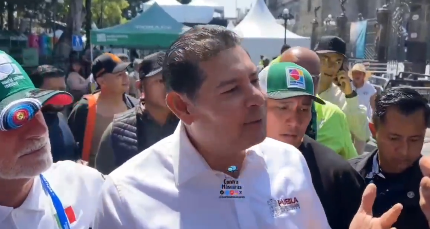 Armenta resta peso a protestas y defiende planta: “es normal, hay en todo el mundo”